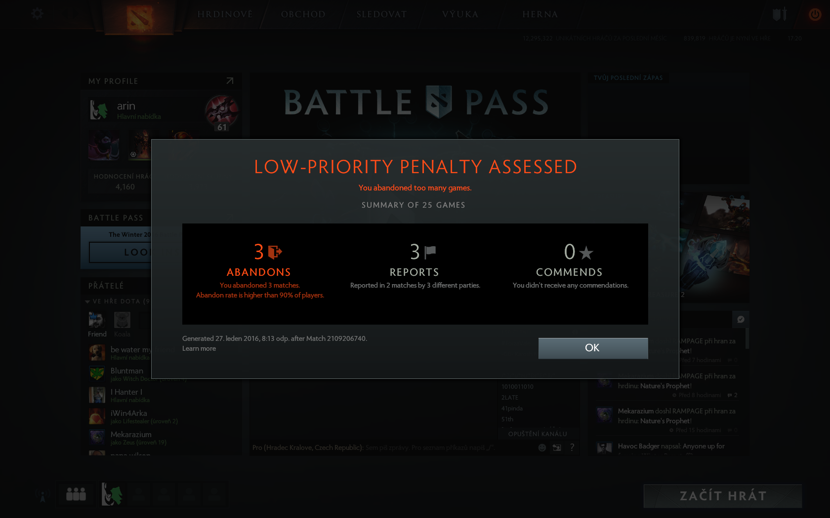 I have low priority in dota 2 фото 5