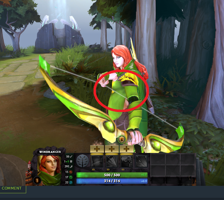 General Discussion - is windranger flat-chested or no.