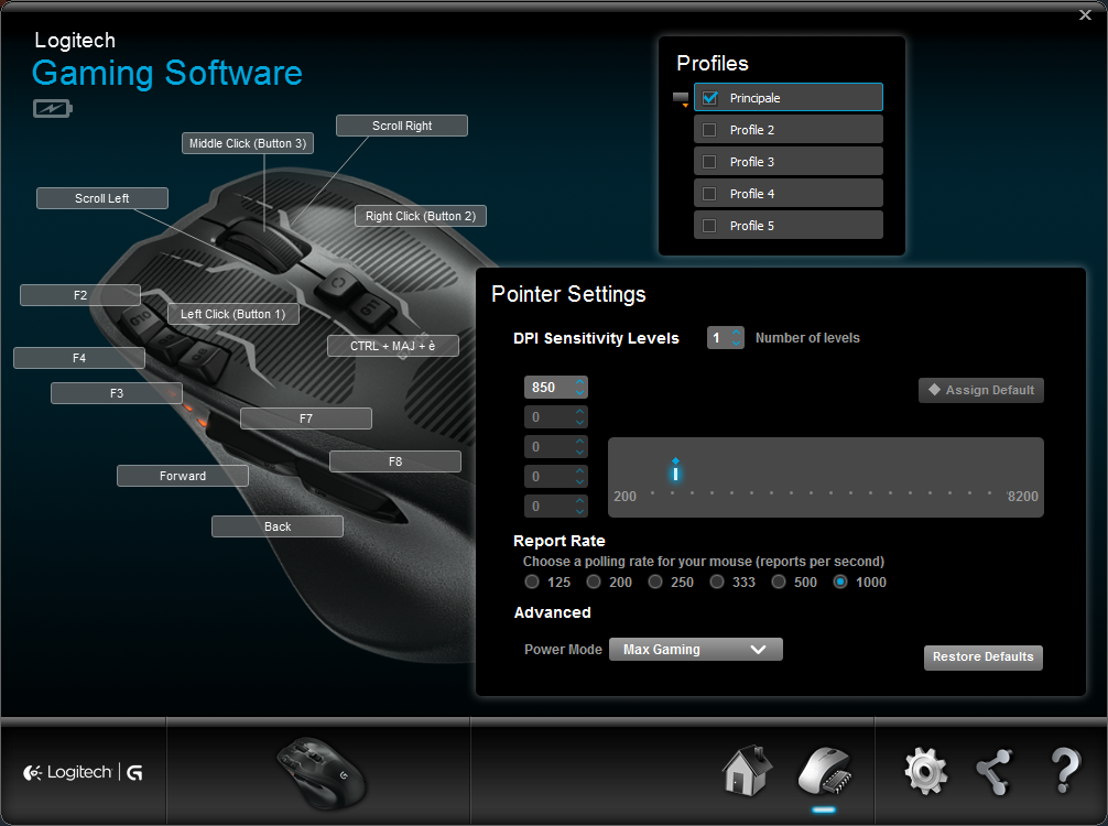 Profile software. Мышь Logitech g700s. Logitech g700s схема. Logitech g700 утилита. Как выставить dpi на мышке.