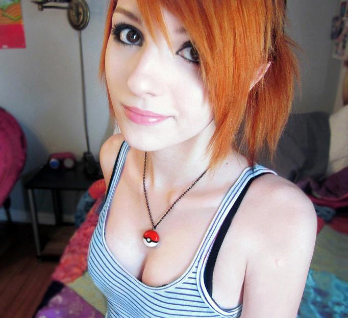 Hot Redhead Girl Selfie