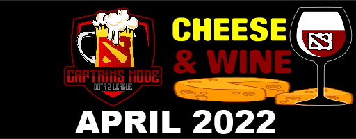 Captains Mode Cheese and Wine League April