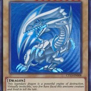 Blue eyes white dragon