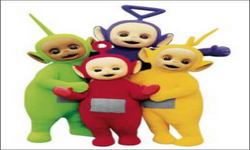 JUSTEEEN & 4 TELETUBBIES