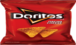 A bag of doritos