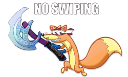 No Swiping