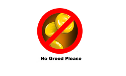 NO GREED PLS