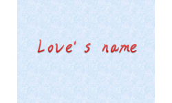 Love's name