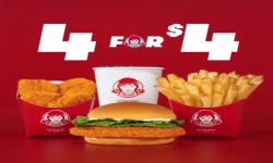 wendy’s 4 for 4 (4 items for only 4 dollars what a steal)