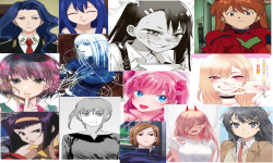 5 pretty anime girls