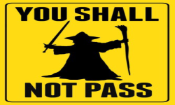 U shall not pass