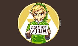 Dude I'm not Zelda