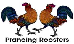 Prancing Roosters