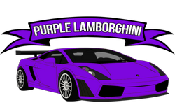 Purple Lamborghini