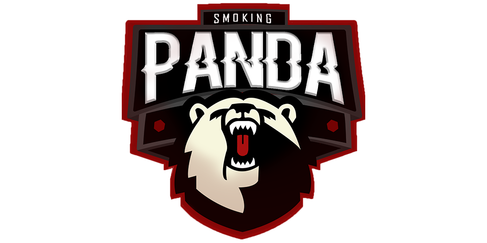 smoking panda