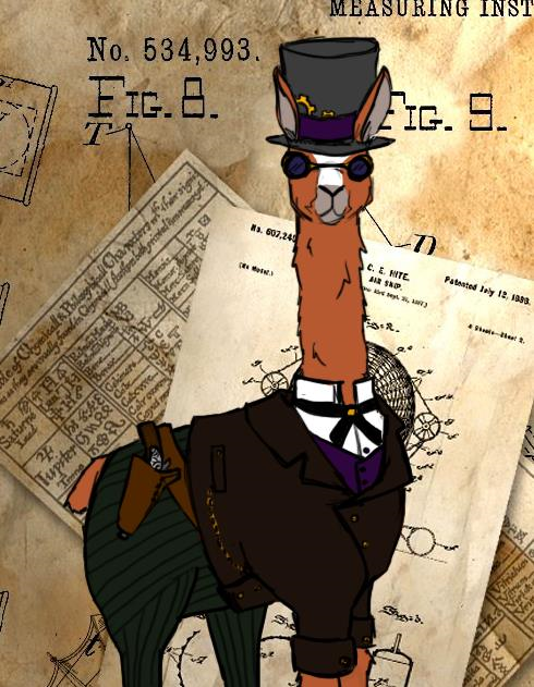 Steampunk Llamas