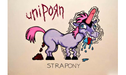 Pony has strapon