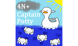 4napkin+Captain Potty